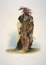 Wahk-ta-Ge-Li. Ein Sioux-Krieger